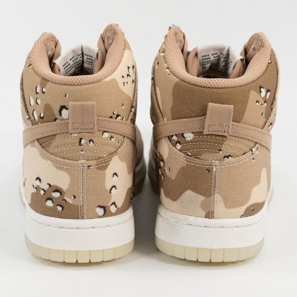Nike Women's Dunk High 'Desert Camo' DX2314-200 Sneakers size 8 - Picture 7 of 9
